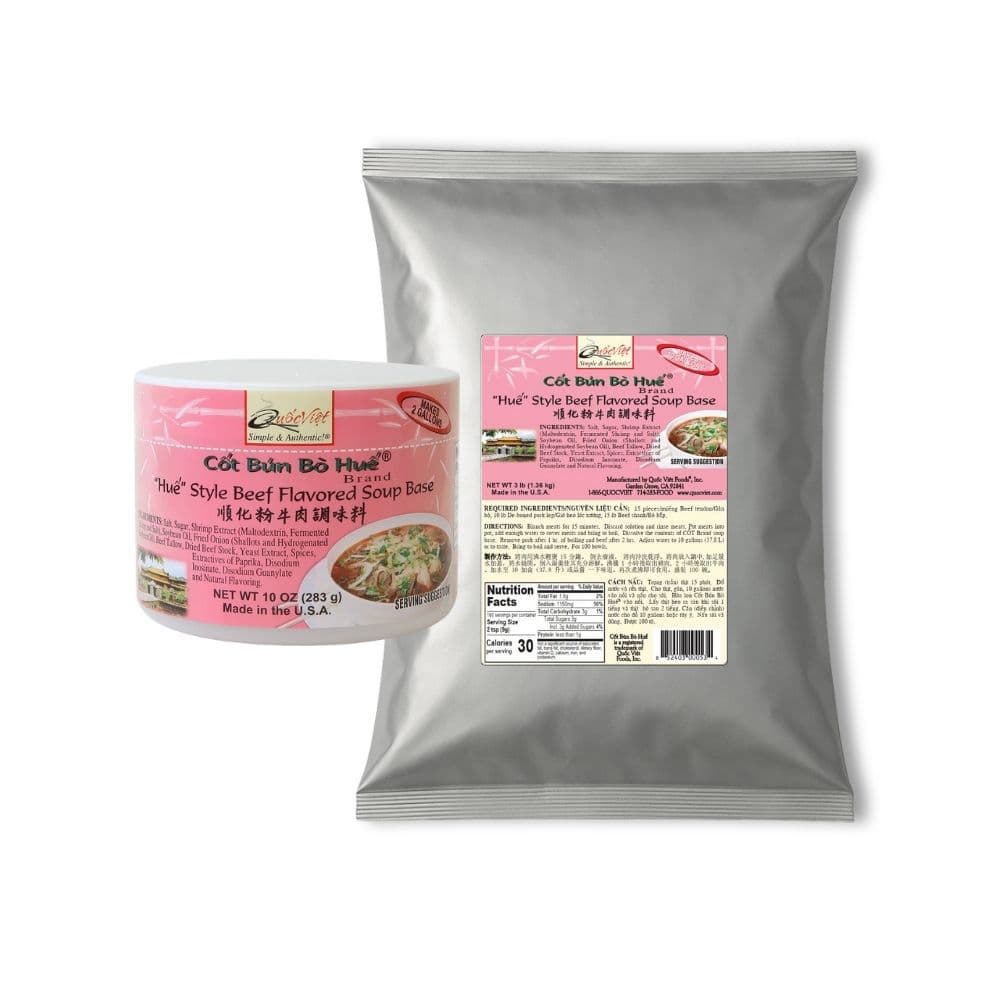 Cốt Bún Bò Huế® Brand ("Hue" Style Beef Flavored Soup Base)