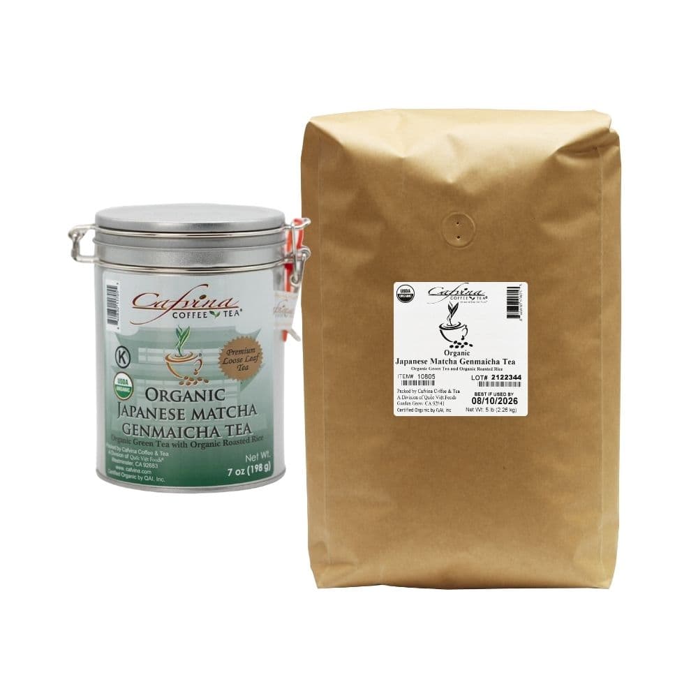 Organic Japanese Matcha Genmaicha Tea