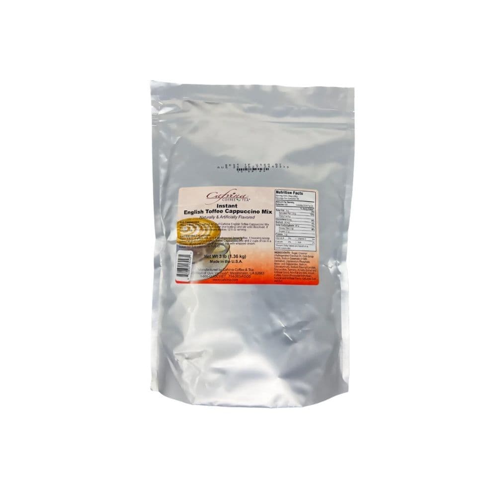 Instant English Toffee Cappuccino Mix - Food Service