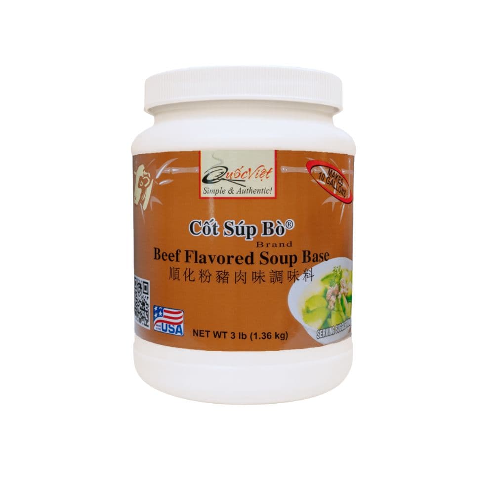 Cốt Súp Bò® (Beef Flavored Soup Base) - 3-lb Jar