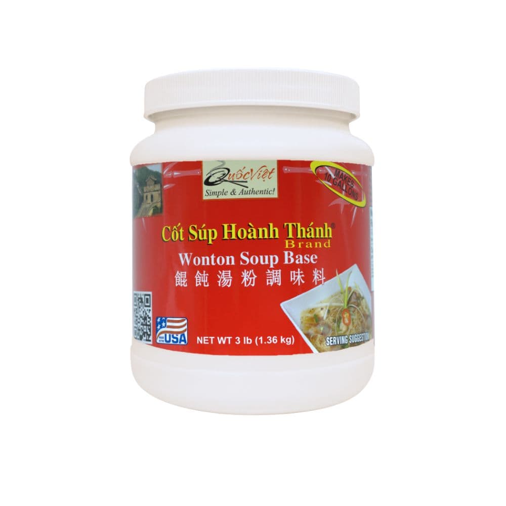 Cốt Súp Hoành Thánh® Brand (Wonton Soup Base) - 3-lb Jar