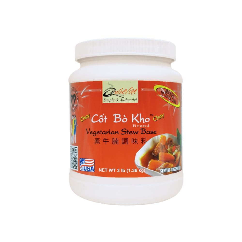  Cốt Bò Kho® Chay Brand (Vegetarian Stew Base) - 3-lb Jar