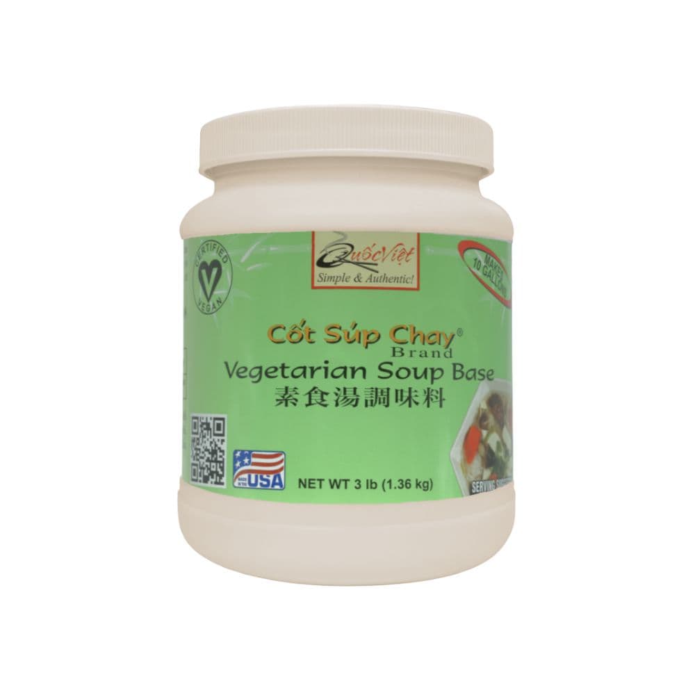  Cốt Súp Chay® Brand (Vegetarian Soup Base) - 3-lb Jar