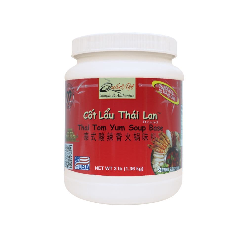  Cốt Lẩu Thái Lan® Brand (Thai Tom Yum Soup Base) - 3-lb Jar