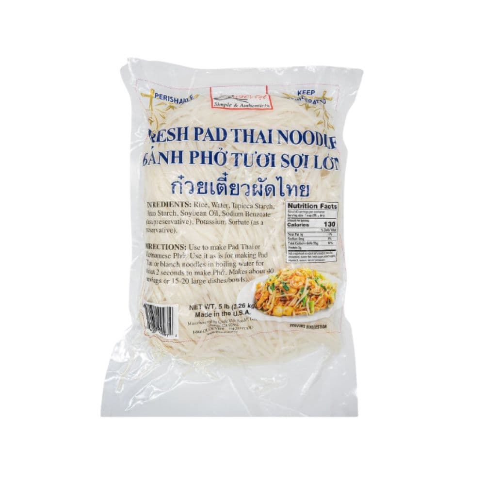 Quoc Viet Foods Brand Fresh Pad Thai Noodle - 5-lb Bag
