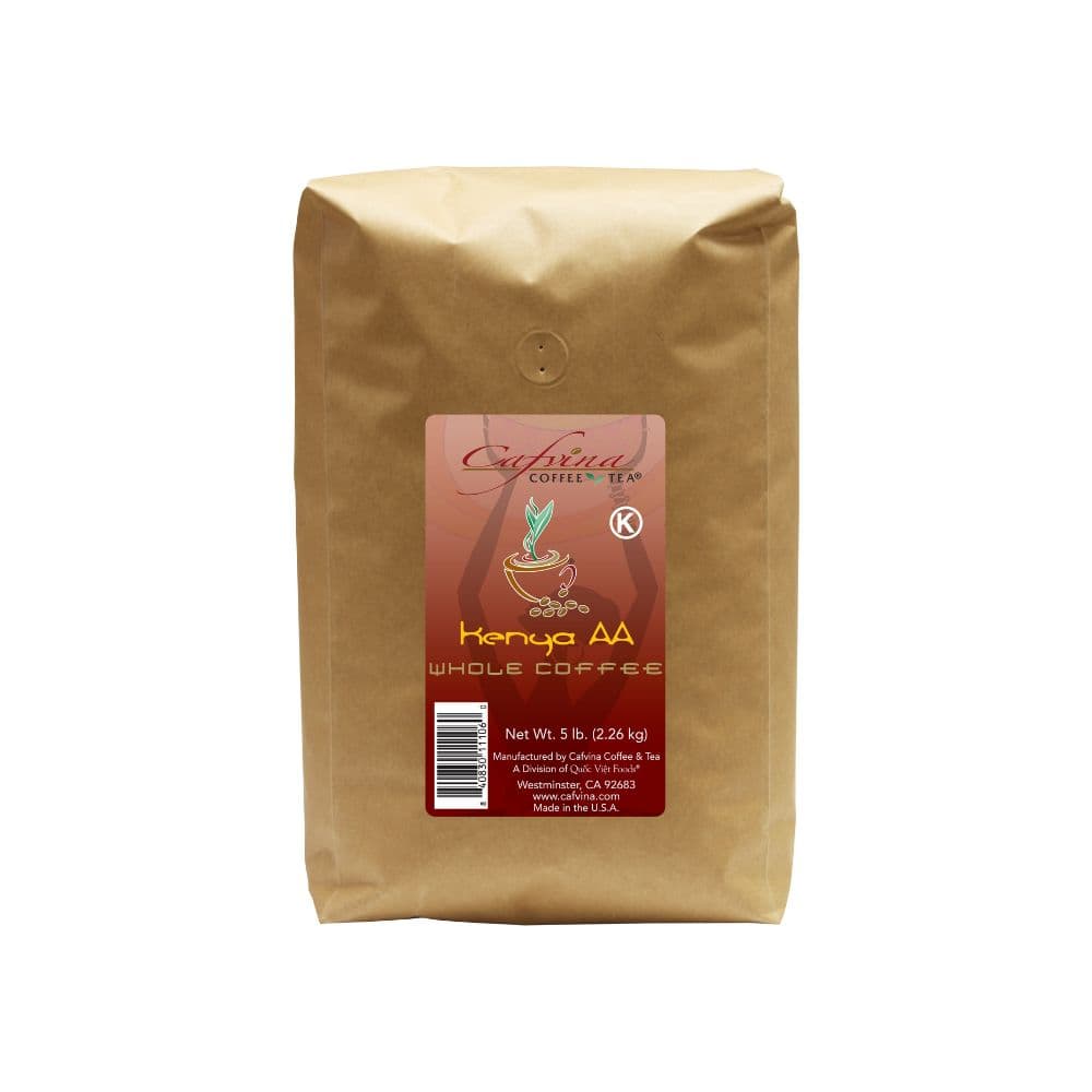 Kenya AA Coffee - 5-lb Bag (Whole)
