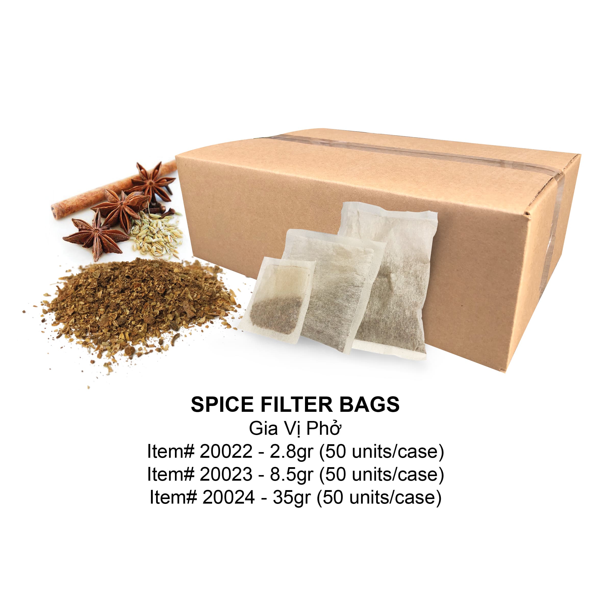 Spice Filter Bags